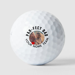 Beste vader Foto personaliseert Golf Balls Golfballen