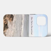 Beste vader Foto van de Wavy Atlantic Ocean Blue S Case-Mate iPhone Case (Achterkant (horizontaal))