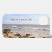 Beste vader Foto van de Wavy Atlantic Ocean Blue S Case-Mate iPhone Case (Achterkant (horizontaal))