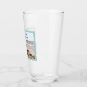 Beste vader Foto van Wavy Atlantic Ocean Blue Sky Glas (Links)