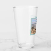 Beste vader Foto van Wavy Atlantic Ocean Blue Sky Glas (Rechts)