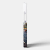 Beste vader foto zwart 3d tekst Case-Mate iPhone case (Achterkant / Links)