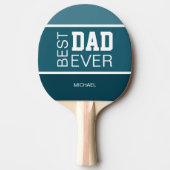 Beste vader gepersonaliseerd tafeltennisbatje (Voorkant)