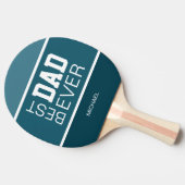 Beste vader gepersonaliseerd tafeltennisbatje (Zijkant)