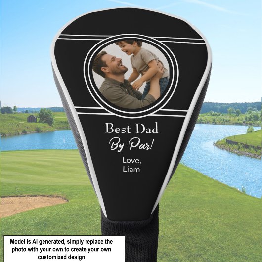 Beste Vader Gepersonaliseerde Fotocadeau Vaderdag Golfheadcover