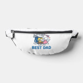 Beste Vader Golf Kat Knuffel Cute Vector Design_1 Heuptasje (Liggend)