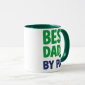 Beste Vader Golf Mok | Grappig Golf Cadeau Vader (Voorkant rechts)
