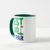Beste Vader Golf Mok | Grappig Golf Cadeau Vader (Voorkant links)