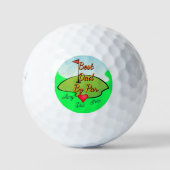 Beste Vader Golfer Golfballen (Voorkant)