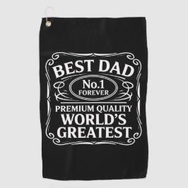 Beste vader golfhanddoek