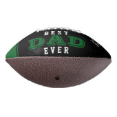 Beste Vader Groene Zwarte Foto Keepsake American Football (Gedraaid 270)