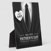 Beste vader Happy Fathers Dag Fotoplaat (Zijkant)