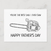 Beste vader Happy Vaderdag Funny Briefkaart (Voorkant)