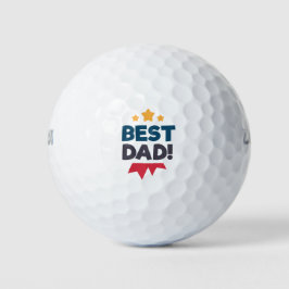 Beste vader Happy Vaderdag | Golf Balls Golfballen