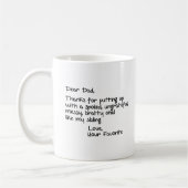 Beste vader, hou van je favoriet koffiemok (Links)