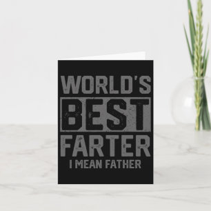 Beste vader, ik bedoel vader Mannen vaders dag voo Kaart