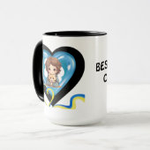 Beste vader in Canada Canadese vader's knuffel har Mok (Voorkant links)