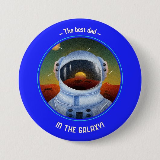 Beste vader in de Galaxy Button (Voorkant)