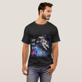 Beste vader in de Galaxy Vaderdag T-shirt (Voorkant volledig)