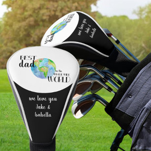 Beste vader in de hele wereld   Planet Earth Golfheadcover