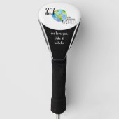 Beste vader in de hele wereld | Planet Earth Golfheadcover (Voorkant)
