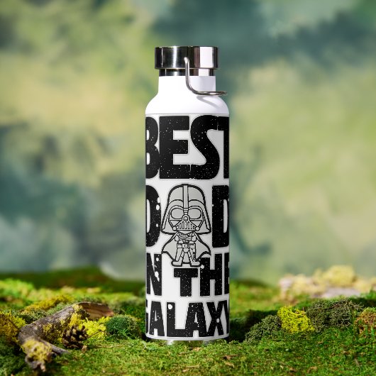 Beste vader in de melkweg waterfles (Buiten)