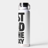 Beste vader in de melkweg waterfles (Achterkant)