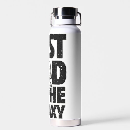 Beste vader in de melkweg waterfles (Achterkant)