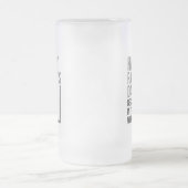 Beste vader in de Vaderdag van de wereld Matglas Bierpul (Center)