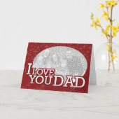 Beste vader in de wereld Aanpasbare Kaart (Gele Bloem)