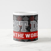 Beste vader in de wereld, gepatterd grote koffiekop (Voorkant)