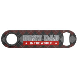 Beste vader in de wereld, gepatterd speed flessenopener