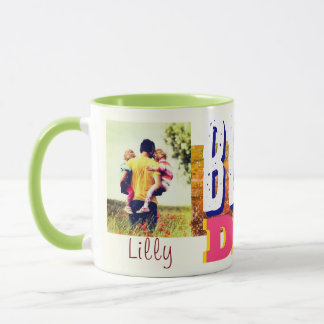 Beste vader in de wereld kleurrijke Mok