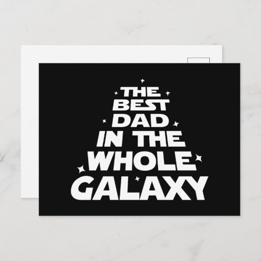 Beste vader in het hele melkgedeelte - Vaderdag Briefkaart (Voorkant / Achterkant)