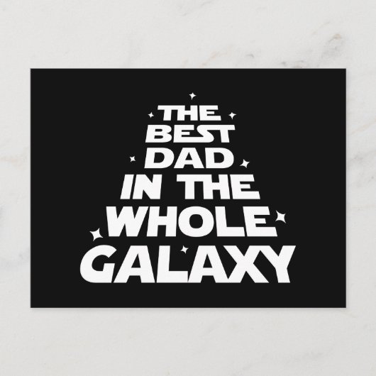 Beste vader in het hele melkgedeelte - Vaderdag Briefkaart (Voorkant)