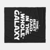 Beste vader in het hele melkgedeelte - Vaderdag Fleece Deken (Voorkant (Horizontaal))