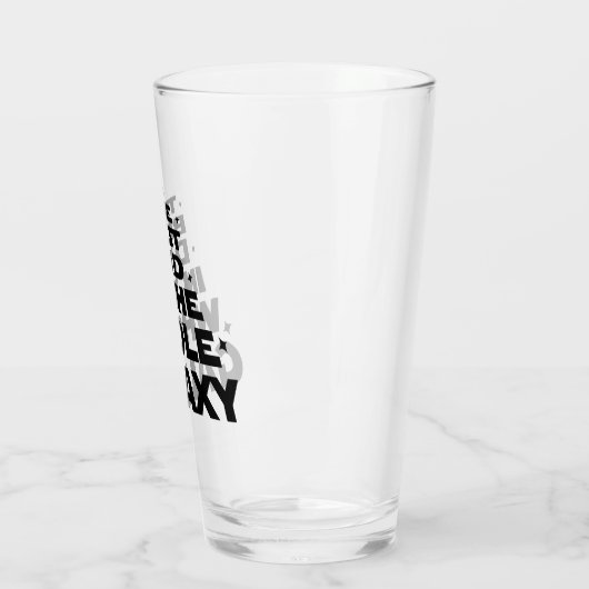 Beste vader in het hele melkgedeelte - Vaderdag Glas (Links)