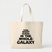 Beste vader in het hele melkgedeelte - Vaderdag Grote Tote Bag (Voorkant)