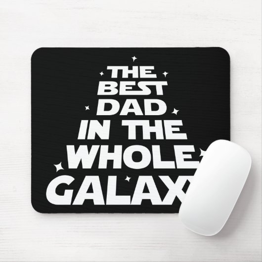 Beste vader in het hele melkgedeelte - Vaderdag Muismat (Met muis)