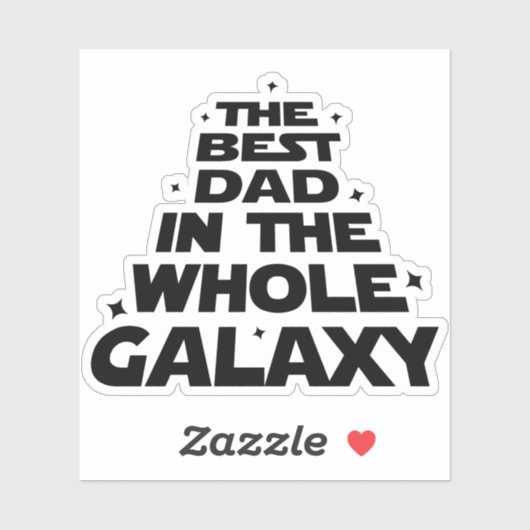 Beste vader in het hele melkgedeelte - Vaderdag Sticker (Vel)