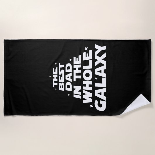 Beste vader in het hele melkgedeelte - Vaderdag Strandlaken (Voorkant)