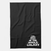 Beste vader in het hele melkgedeelte - Vaderdag Theedoek (Verticaal)