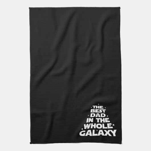 Beste vader in het hele melkgedeelte - Vaderdag Theedoek (Verticaal)