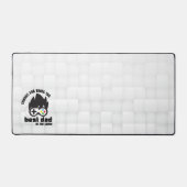 Beste vader in het spel Digitale grijze bureau mat (Voorkant)