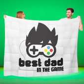 Beste vader in het spel Grote fleece deken