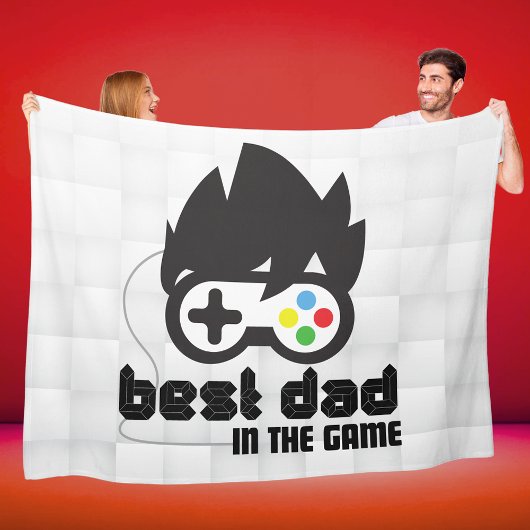 Beste vader in het spel Grote fleece deken