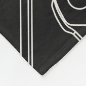 Beste vader in het spel Sketch Black Large Fleece Deken (Hoek)