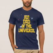 Beste vader in het universum t-shirt (Voorkant)