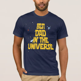 Beste vader in het universum t-shirt