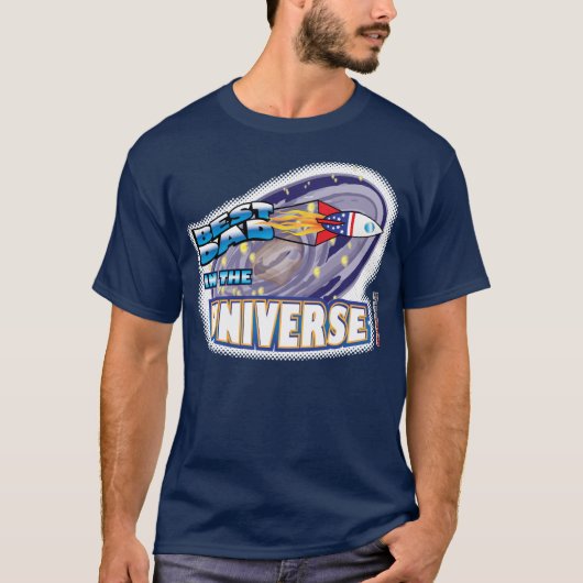 Beste vader in het universum t-shirt (Voorkant)